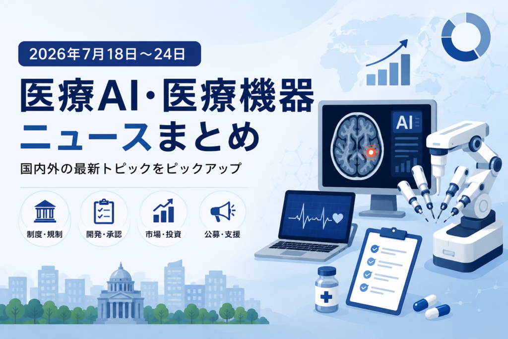 医療機器業界 週次ニュース (2026年7月18日〜2026年7月24日)