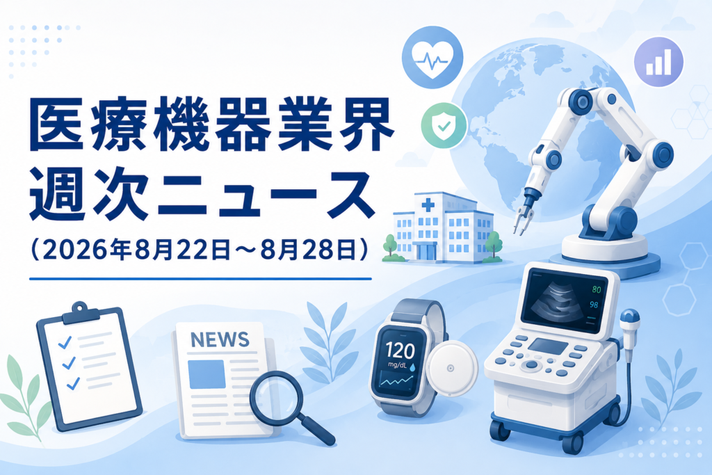医療機器業界 週次ニュース (2026年8月22日〜2026年8月28日)