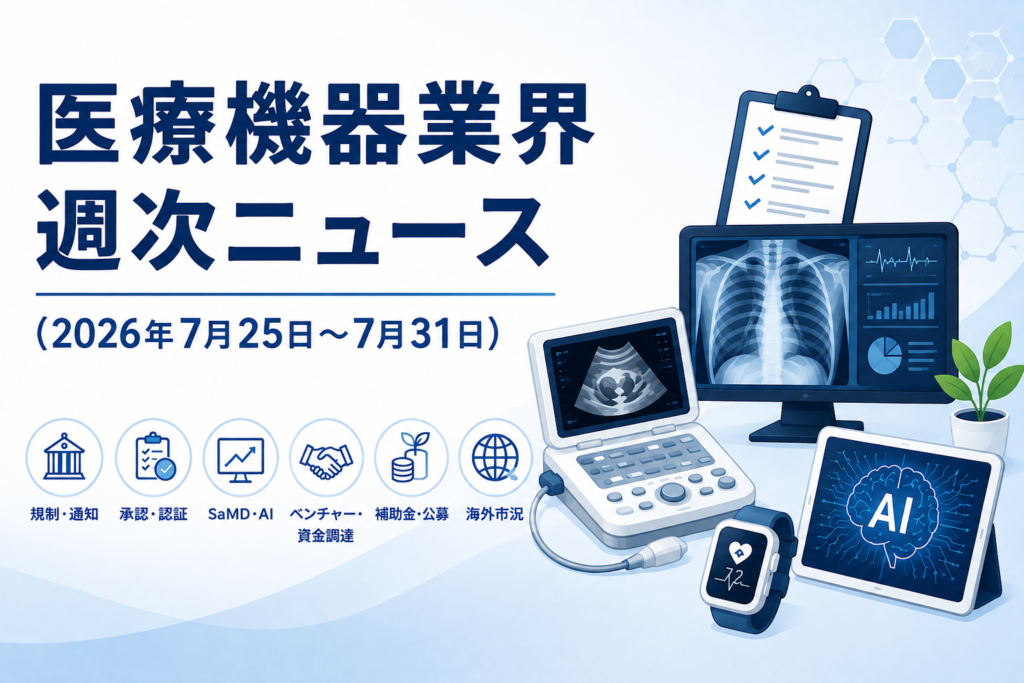 医療機器業界 週次ニュース (2026年7月25日〜2026年7月31日)