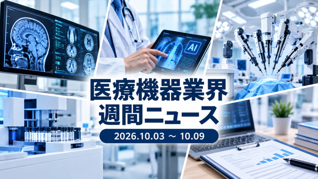医療機器業界 週次ニュース (2026年10月3日〜2026年10月9日)